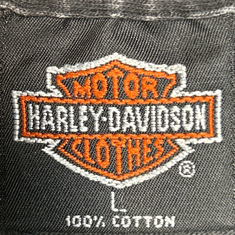 VTG‎ Harley Davidson Wolf Moon T-Shirt Dick Farmers Orlando FL Size Large - Picture 10 of 10